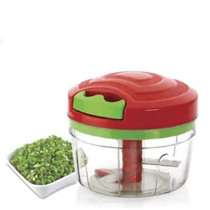 753_Manual Food Chopper, Compact & Powerful Hand Held Vegetable Chopper / Blender