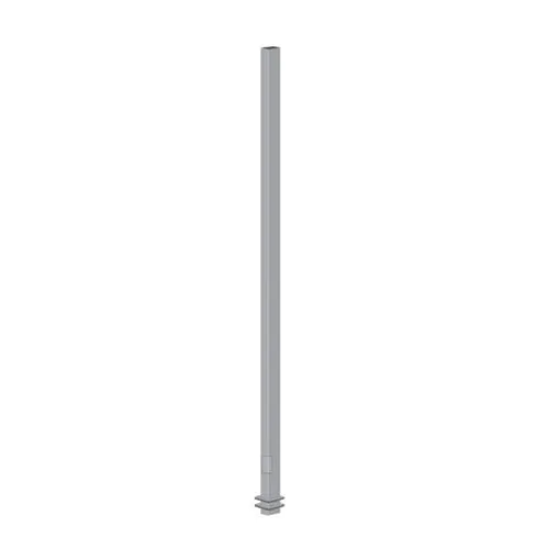 Advantage Environmental Lighting SSSQDB Straight Steel Square Direct Burial Pole - 4" Pole Size, 15" Height, 11 Gauge Construction