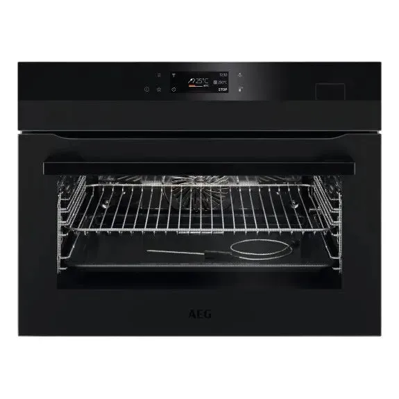 AEG 45cm Compact Steam Oven - Black