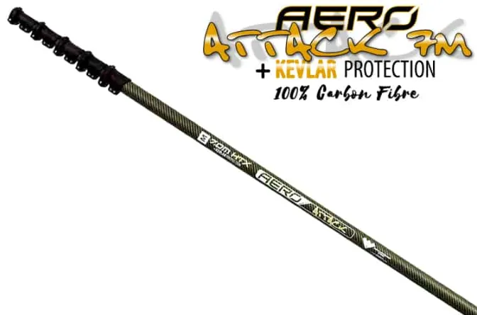 Aero Master Range: "Attack" 100% Kevlar Carbon Fibre Water Fed Pole