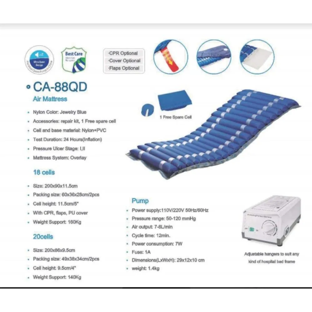 Air Mattress Nylon Blue Ca 88QD