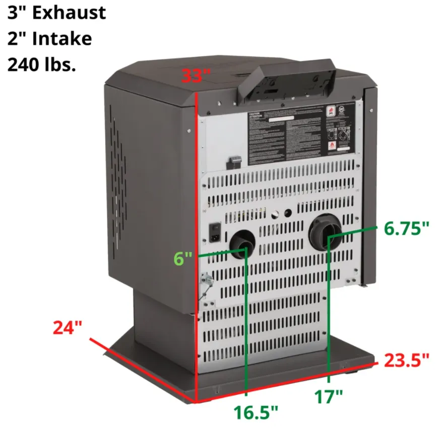 ComfortBilt HP21 2,400 sq. ft. EPA Certified Pellet Stove with Auto Ignition New