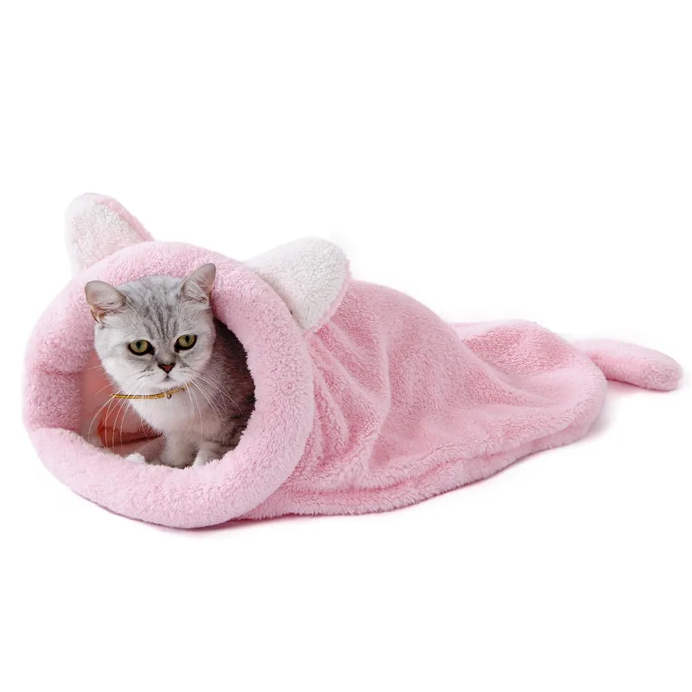 Cozy Sleeping Bag For Cats