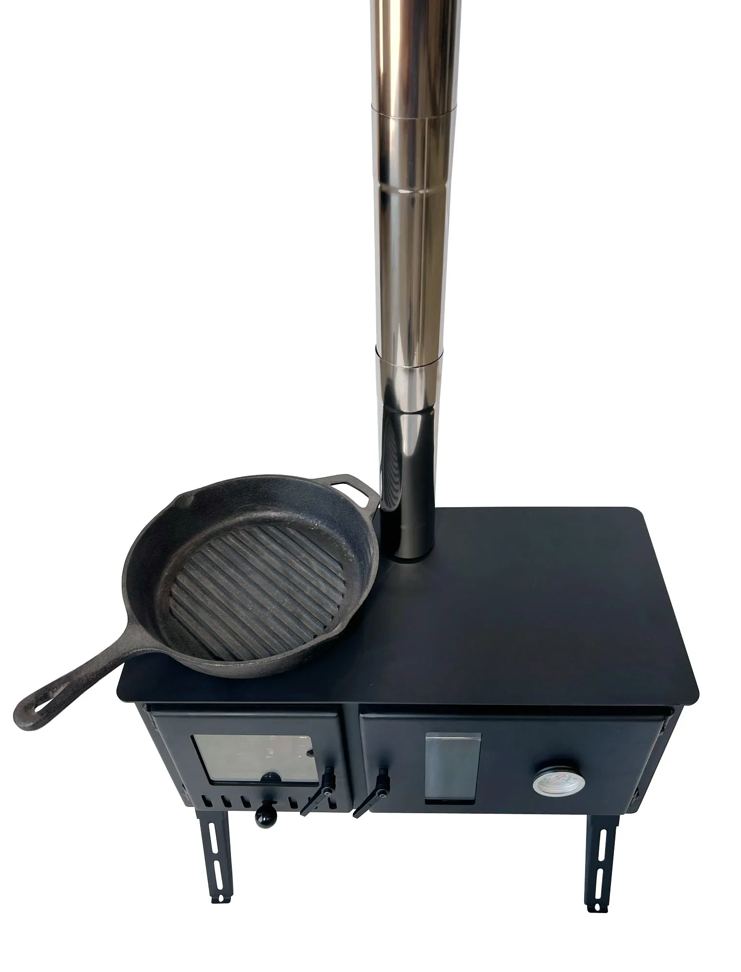 Firebox Eco Burn Range Oven Portable Wood Stove | 3.5kw 20.5kg