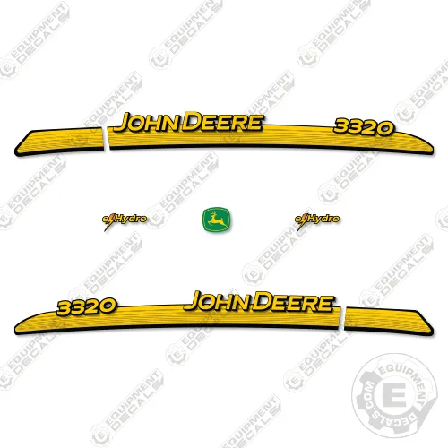 Fits John Deere 3320 Decal Kit Tractor (EHydro)