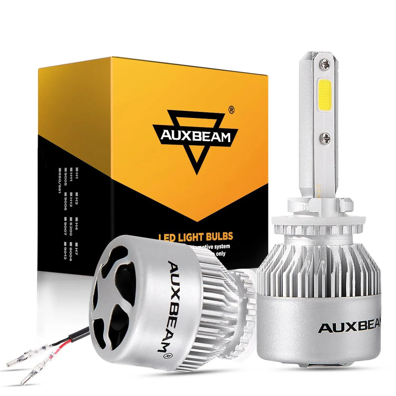 For 2000-2001 Dodge Ram 1500(with 2 headlamps) F-16 Plus Series Built-in Canbus Automotive Grade 14000LM LED Light Bulbs High Low Beam Bundle