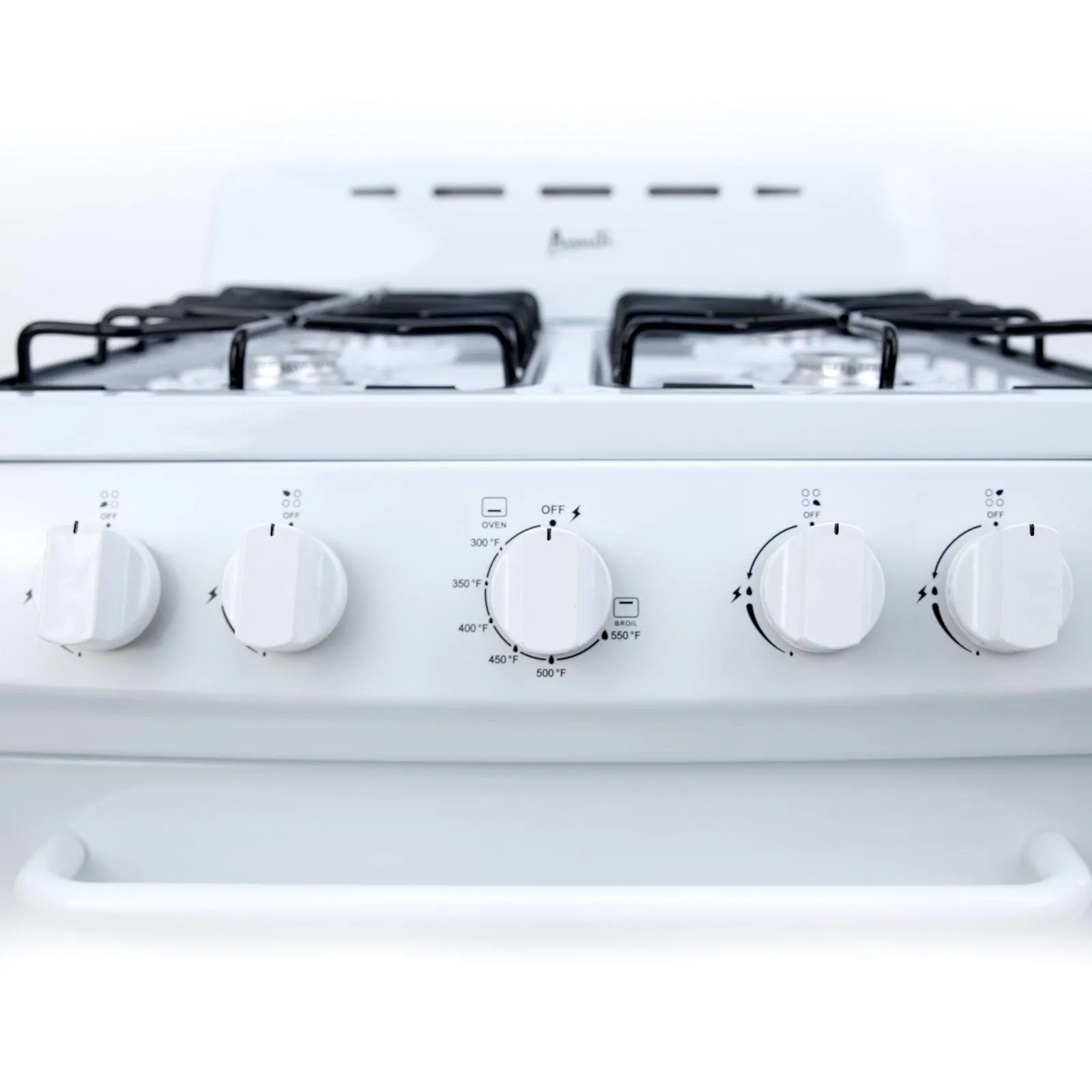 GRO24P0W Avanti 24" Gas Range Oven - White / 2.6 cu. ft.