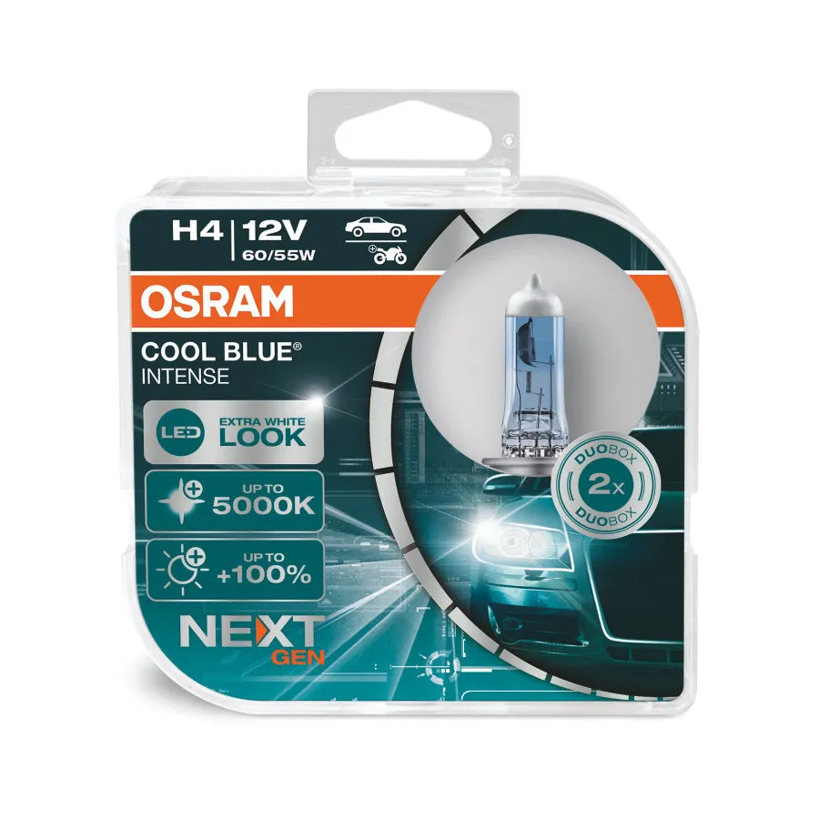 Halogen Bulbs H4 COOL BLUE INTENSE (NEXT GEN)