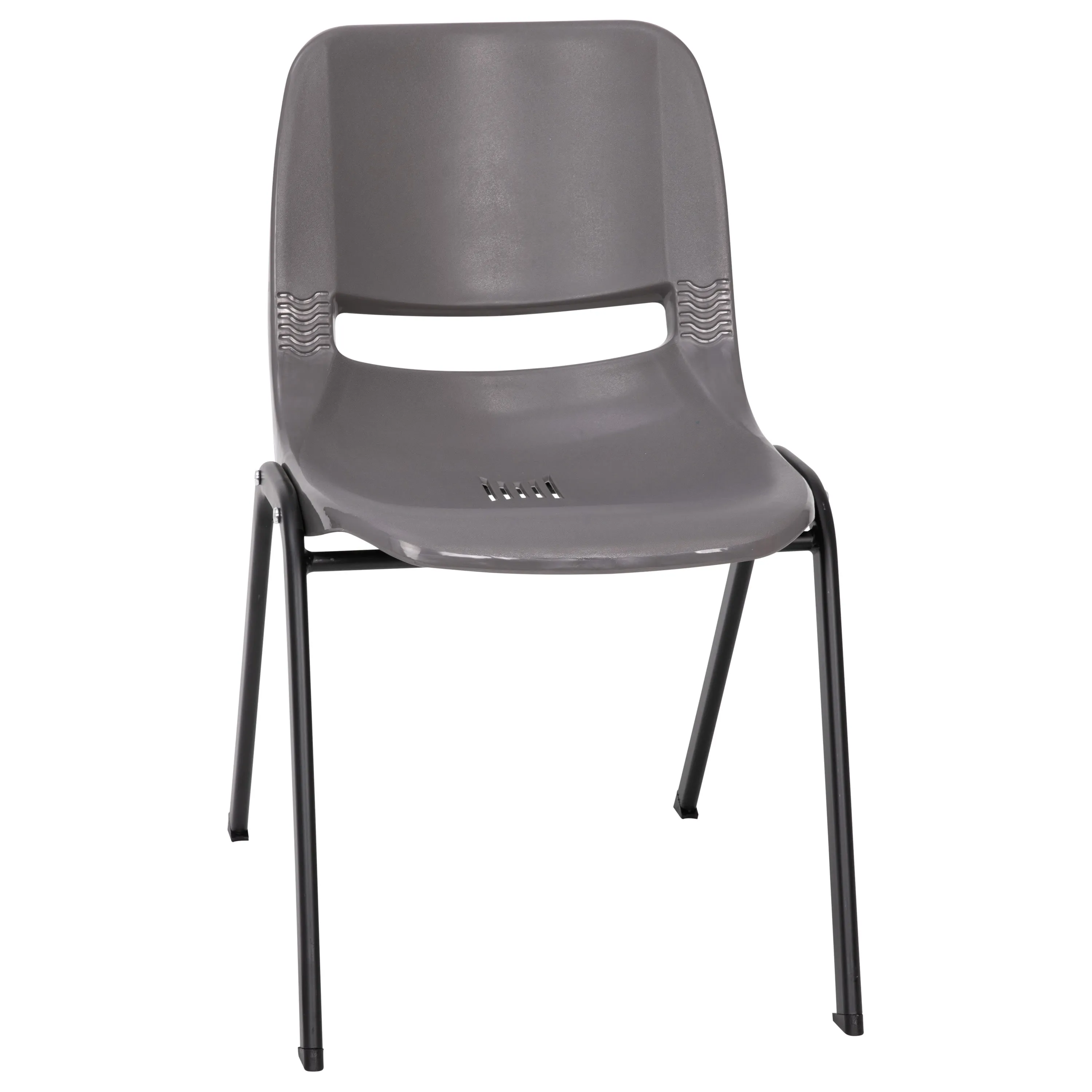 HERCULES Series 661 lb. Capacity Ergonomic Shell Stack Chair with 16'' Seat Height