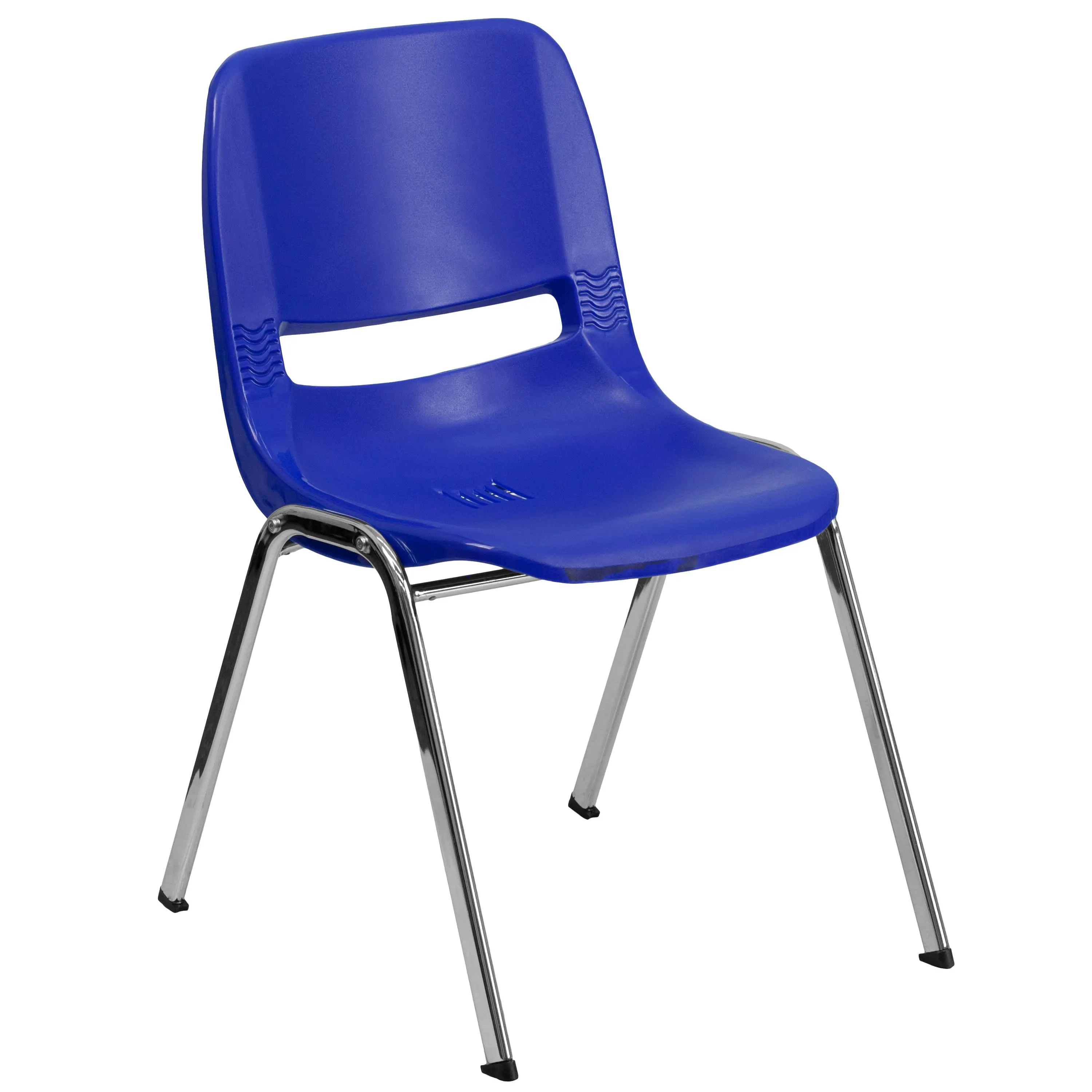 HERCULES Series 661 lb. Capacity Ergonomic Shell Stack Chair with 16'' Seat Height