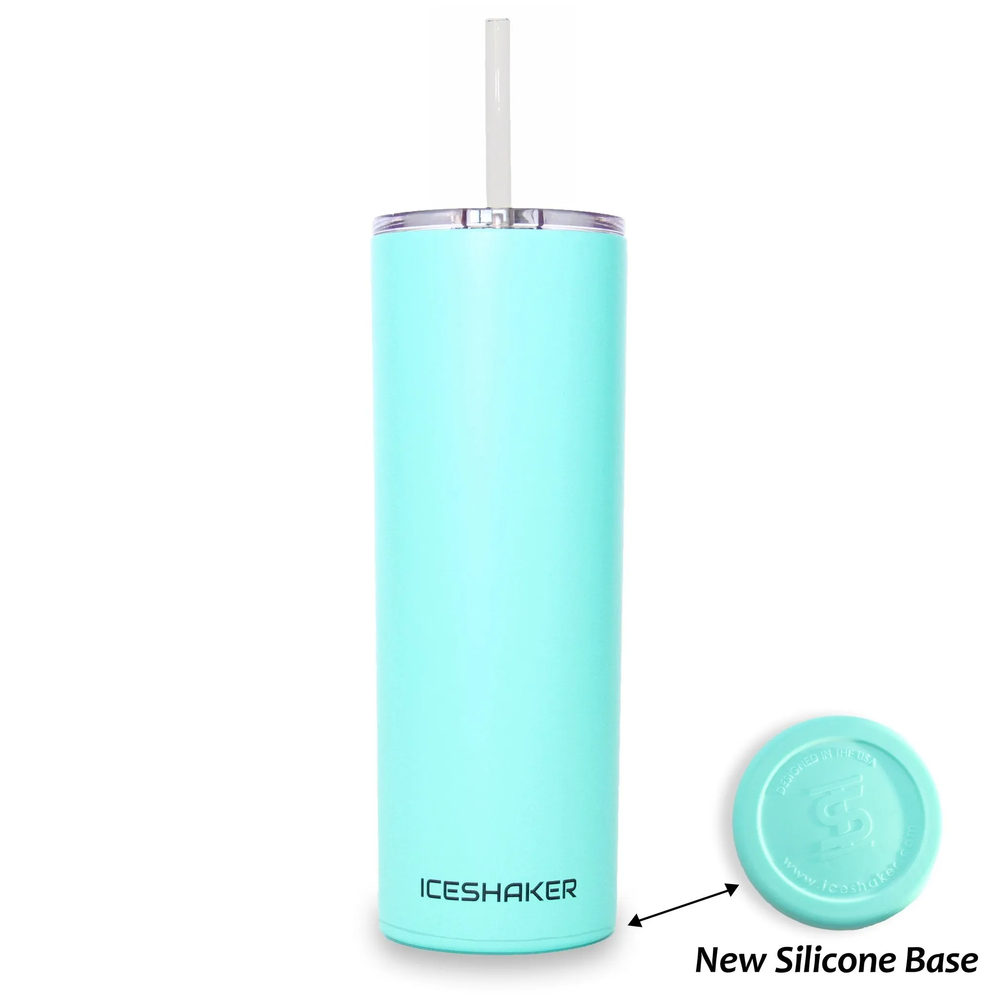 Ice Shaker 20oz Skinny Tumbler - Mint