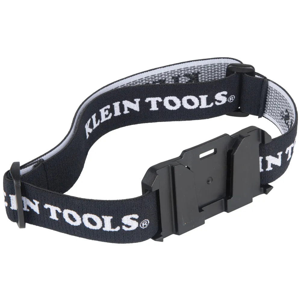 Klein 56048 Rechargeable Headlamp with Strap, 400 Lumen All-Day Runtime, Auto-Off