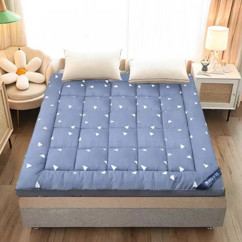 Kuber IndustriesMattress Topper/Padding|Mattress for Comfortable Sleep 6 x 6 Feet|Blue