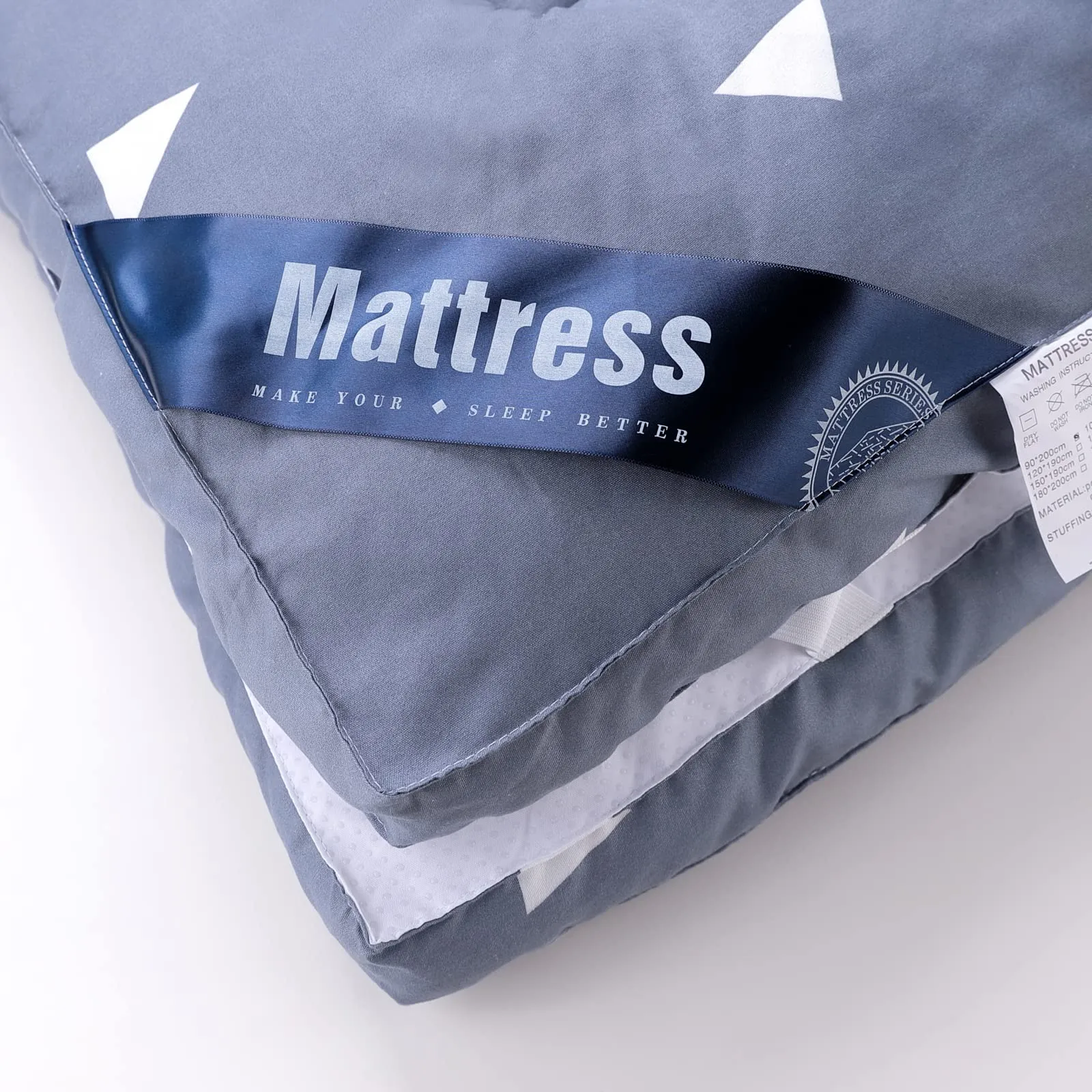 Kuber IndustriesMattress Topper/Padding|Mattress for Comfortable Sleep 6 x 6 Feet|Blue