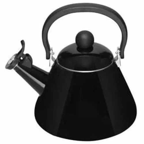 Le Creuset Kone Kettle with Fixed Whistle 1.6 litre Black