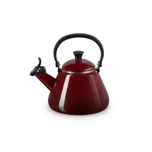 Le Creuset Kone Kettle with Fixed Whistle 1.6 litre Garnet