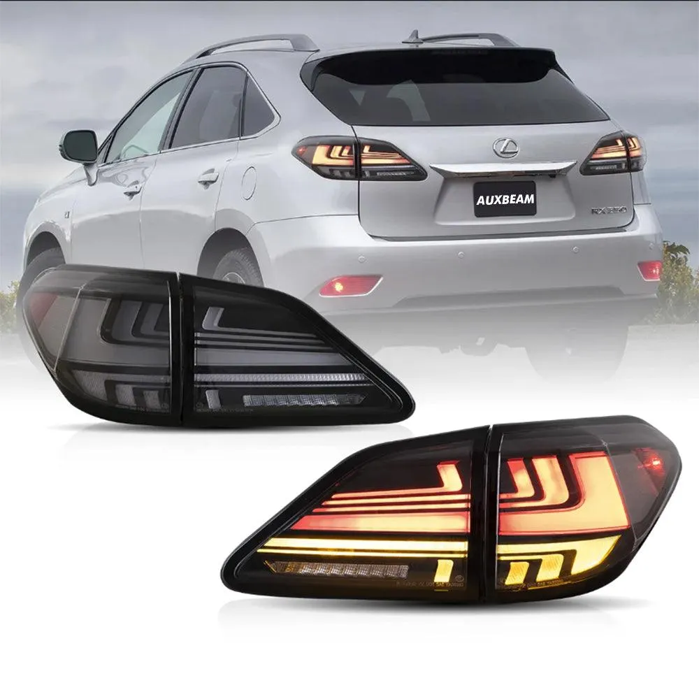 LED Tail Lights Assembly With Dynamic Welcome Lighting For 2008-2014 Lexus RX Series 3th Gen (AL10)(JAPAN BUILT)