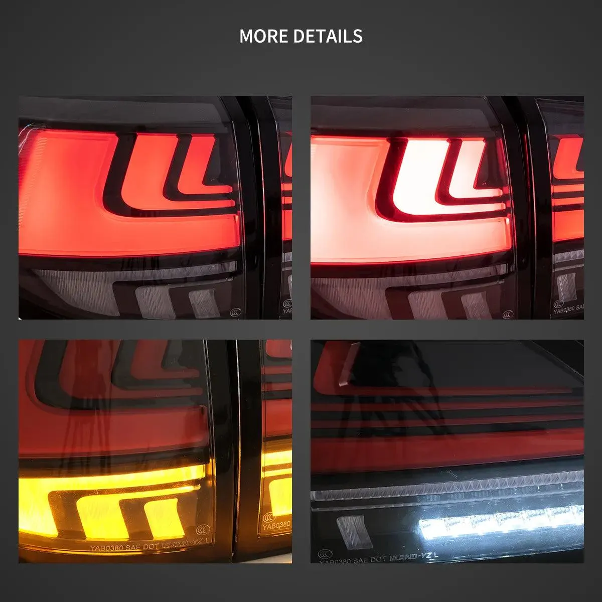 LED Tail Lights Assembly With Dynamic Welcome Lighting For 2008-2014 Lexus RX Series 3th Gen (AL10)(JAPAN BUILT)