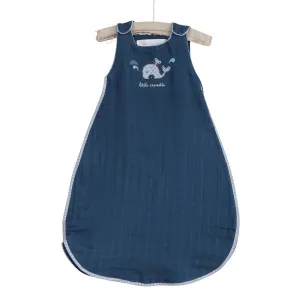 Little Crevette Sleeping Bag Navy Baleine