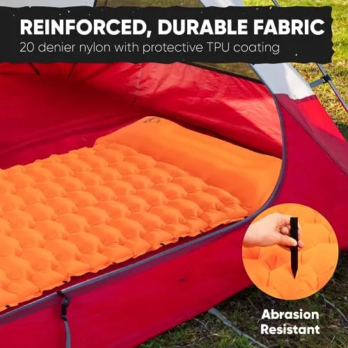 (NEW) Sleeping Pad w/ Built-in Foot Pump