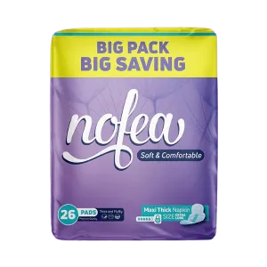 NOFEA MAXI THICK NAPKIN EXTRA LONG 26PADS