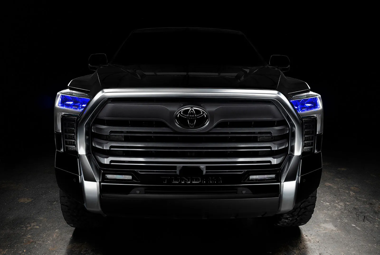 ORACLE Lighting 2022  Toyota Tundra ColorSHIFT RGB Demon Eye Headlight Upgrade Kit