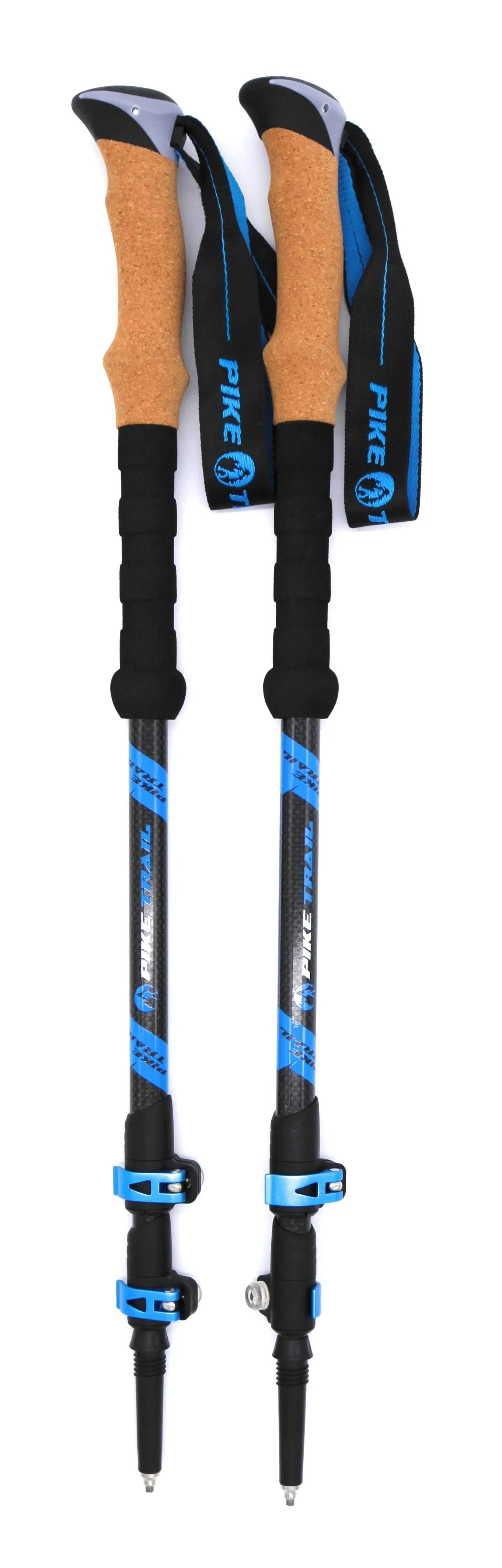 Pike Trail Carbon Fiber Trekking Poles: High Performance Hiking Sticks  for Hiking, Hunting, Trekking and Nordic Walking