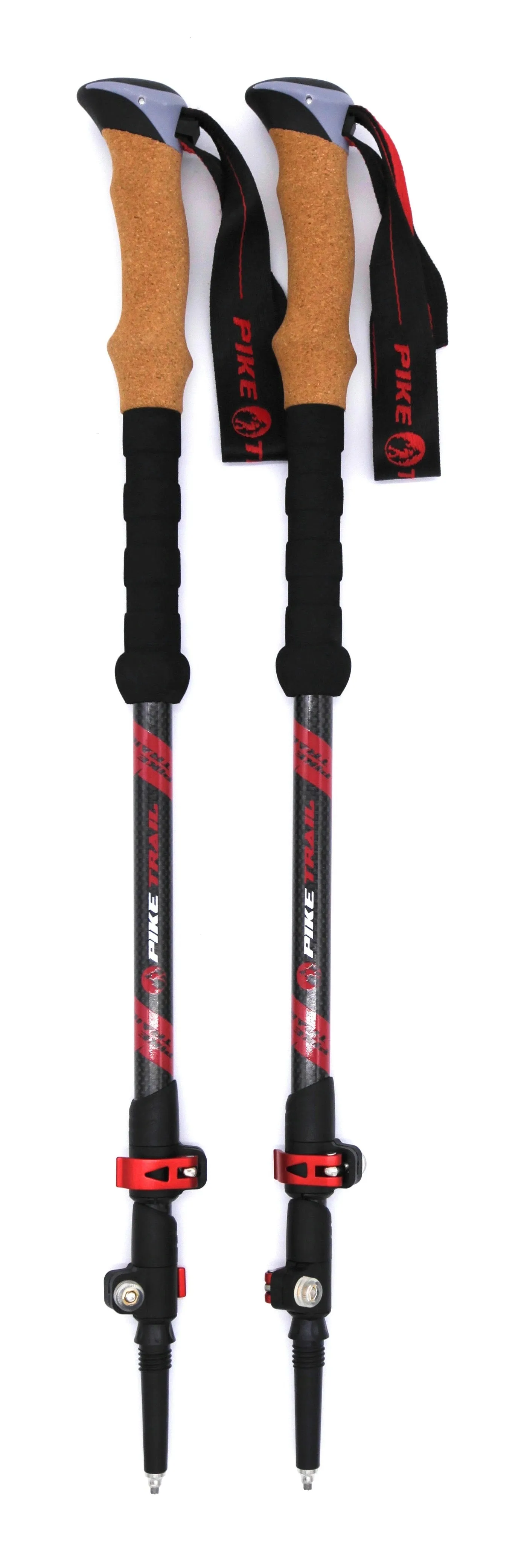 Pike Trail Carbon Fiber Trekking Poles: High Performance Hiking Sticks  for Hiking, Hunting, Trekking and Nordic Walking