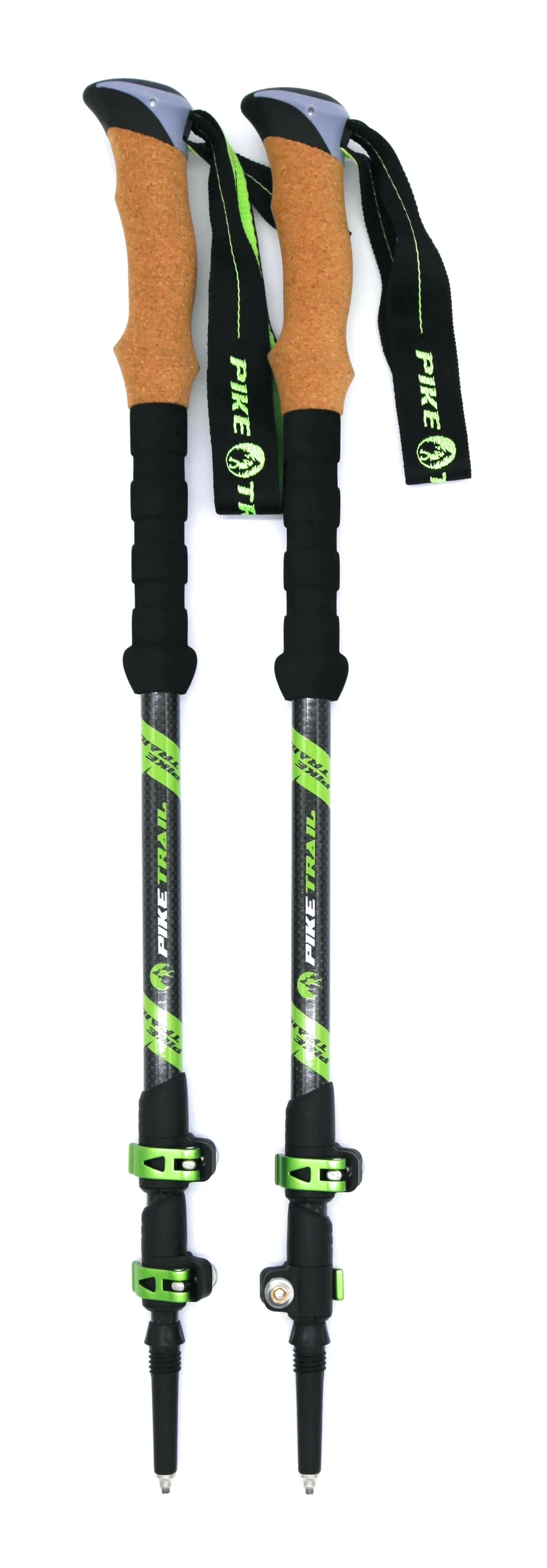 Pike Trail Carbon Fiber Trekking Poles: High Performance Hiking Sticks  for Hiking, Hunting, Trekking and Nordic Walking