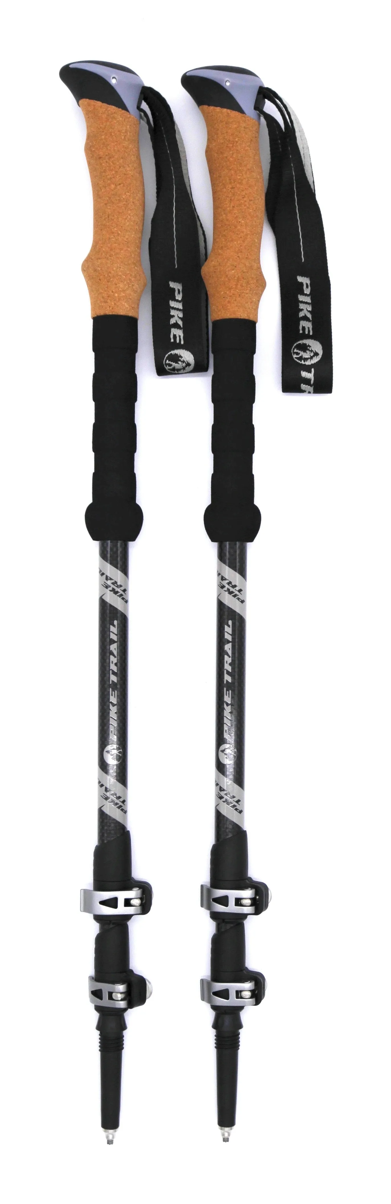 Pike Trail Carbon Fiber Trekking Poles: High Performance Hiking Sticks  for Hiking, Hunting, Trekking and Nordic Walking