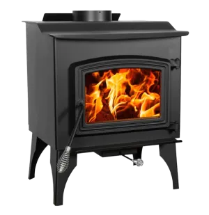 Pleasant Hearth GWS-1200 1,200 Sq. Ft. 56,107 BTU EPA Certified Wood Burning Stove New