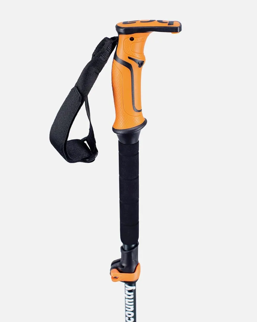 Sceepter 4S Pole Splitboarding Poles - Black/Orange