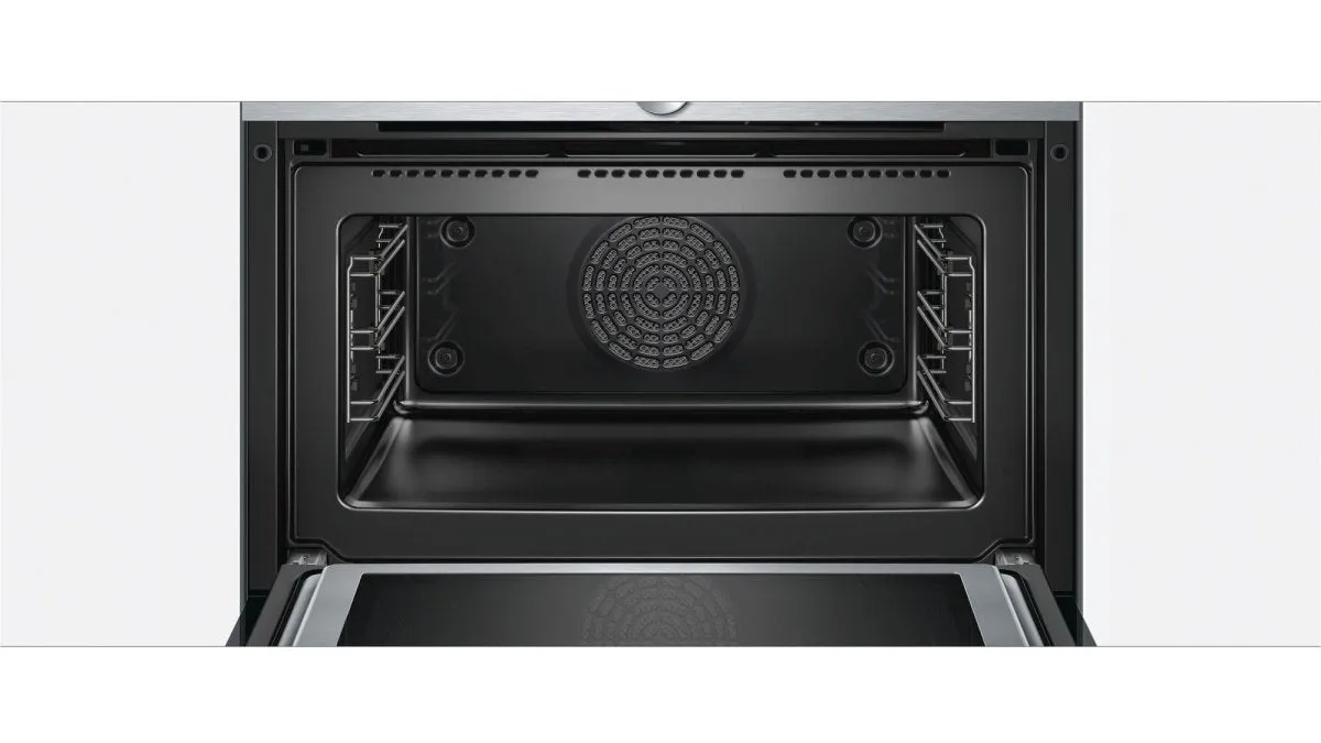 SIEMENS CM676GBS6B Built In Compact Electric Single Oven with Microwave Function - Stainless Steel