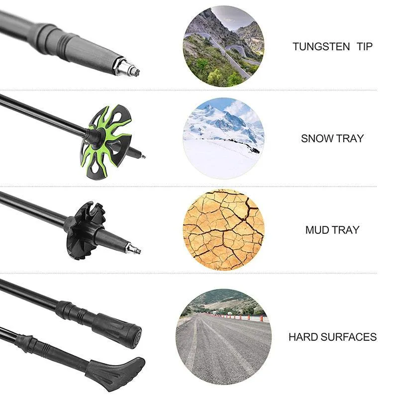 Ultralight Retractable Trekking Hiking Pole