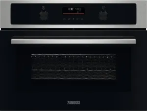 Zanussi ZVENM7XN Compact Oven with Microwave and Grill Functions, Stainless Steel